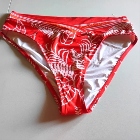 La Blanca NWOT Cross Over High Waist Bikini Swimsuit Bottom. Size 16 - Picture 3 of 13